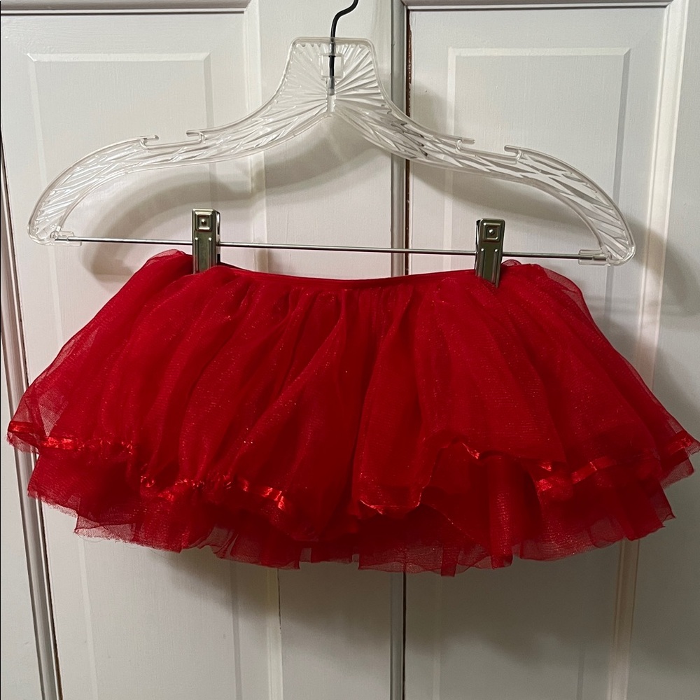 Red Tutu Skirt for Kids